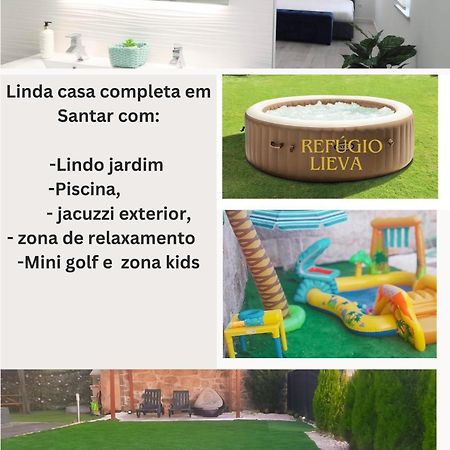 Casa Incrivel Refugio Lieva ,Piscina , Jacuzzi Exterior E Zona Kids Daire Nelas Dış mekan fotoğraf